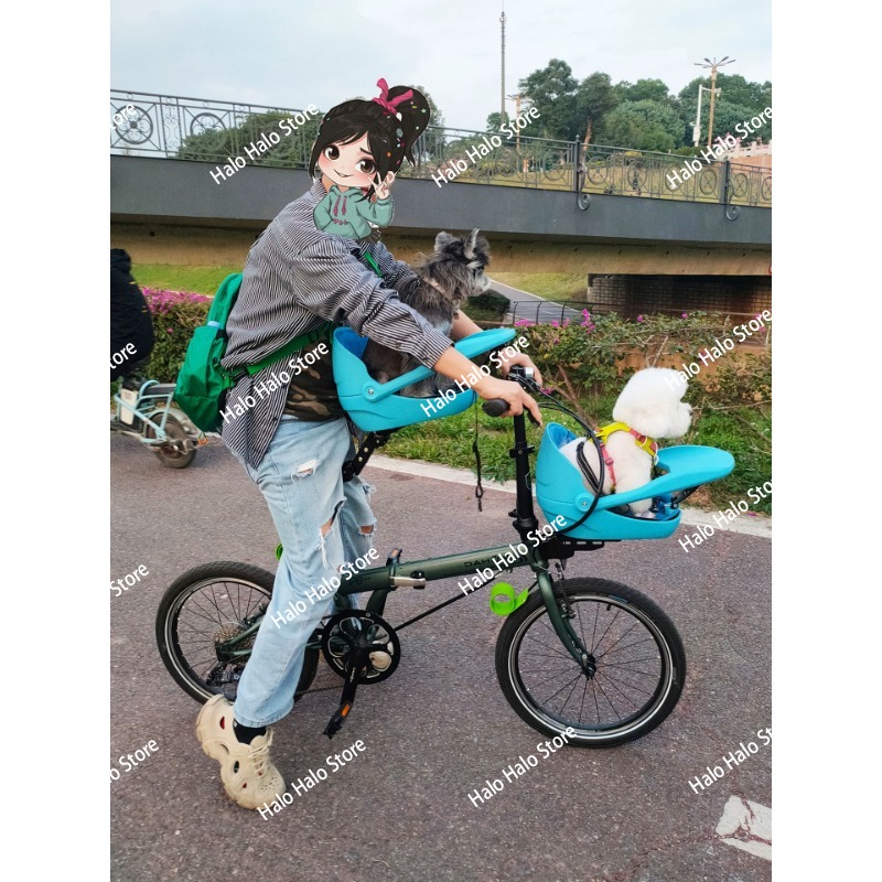 Adatto per bicicletta pieghevo - Mountain Biking With Dog recensione e prezzo